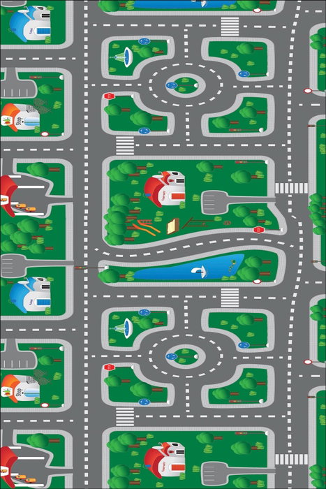 Conceptum Alfombra para Pasillo 100 x 150 cm Multicolor